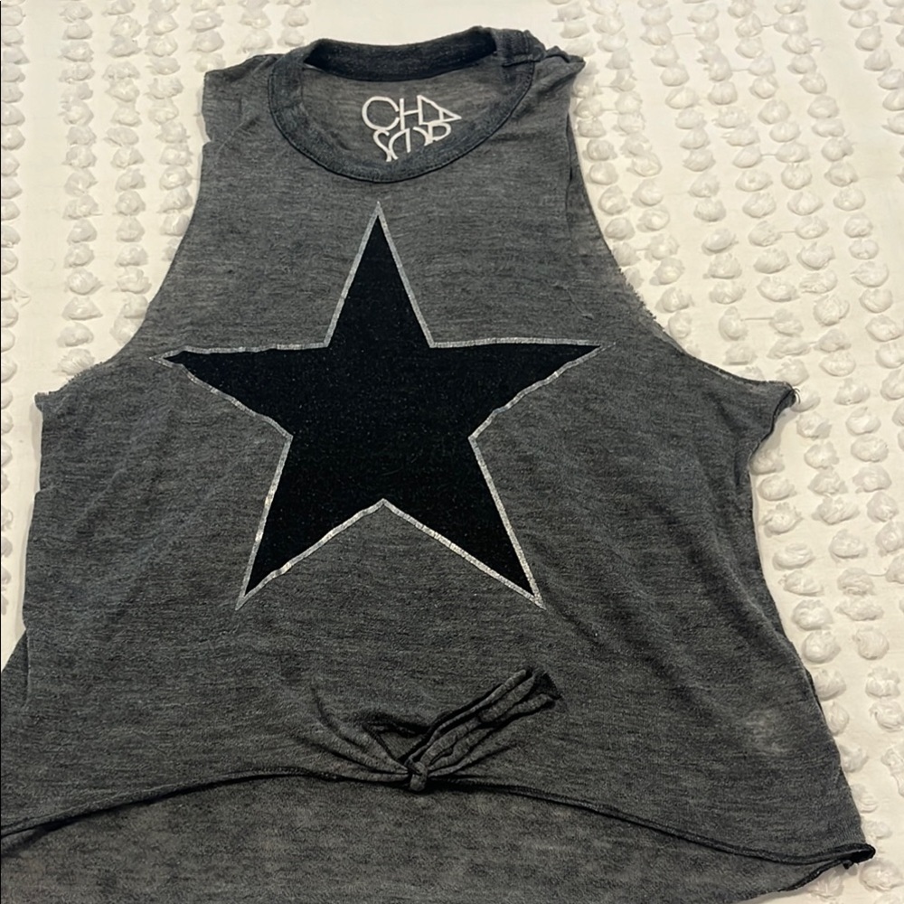 Chaser Charcoal Tank with Black Star